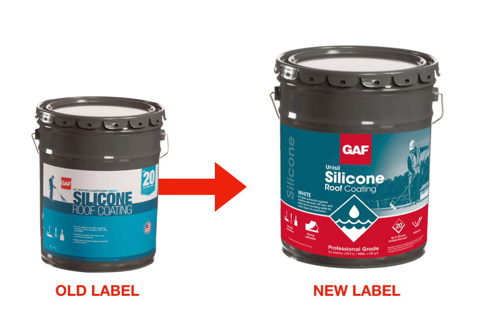 GAF Silicone Roof Coating (Formally Unisil Roof Coating)